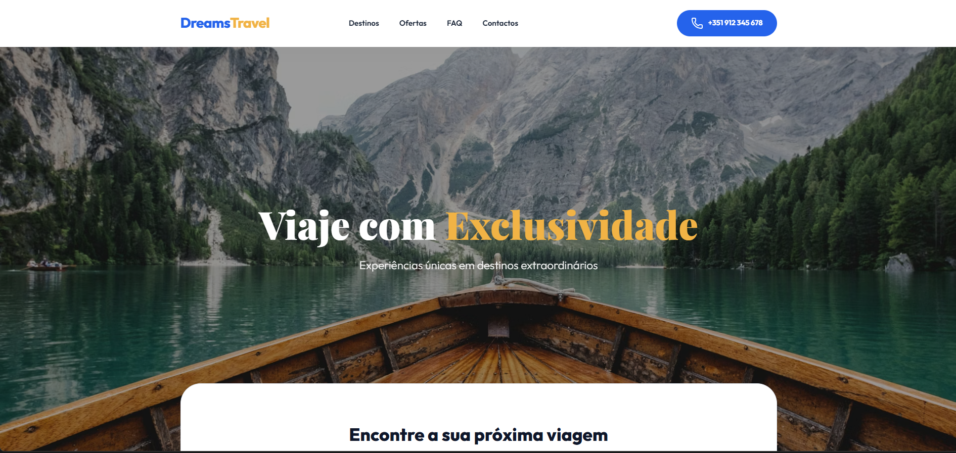 Projeto Dreams Travel